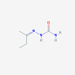 molecular formula C5H11N3O B185681 Hydrazinecarboxamide, 2-(1-methylpropylidene)- CAS No. 624-46-4