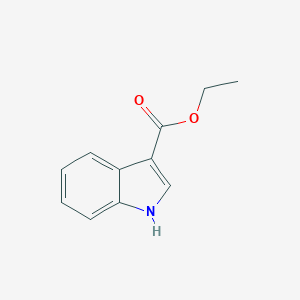 molecular formula C11H11NO2 B185682 Ethyl indole-3-carboxylate CAS No. 776-41-0