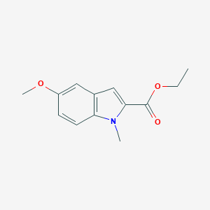 molecular formula C13H15NO3 B185685 ethyl 5-methoxy-1-methyl-1H-indole-2-carboxylate CAS No. 6460-12-4