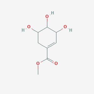 molecular formula C₈H₁₂O₅ B018570 Methyl 3,4,5-trihydroxycyclohexene-1-carboxylate CAS No. 40983-58-2