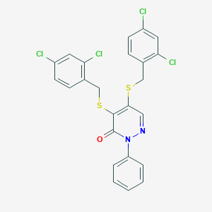 4,5-Bis((2,4-dichlorobenzyl)thio)-2-phenyl-3(2H)-pyridazinone