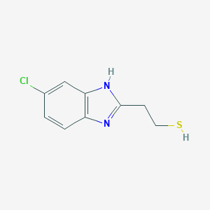 molecular formula C9H9ClN2S B185716 1h-Benzimidazole-2-ethanethiol, 6-chloro- CAS No. 4198-62-3