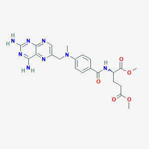 molecular formula C₂₂H₂₆N₈O₅ B018572 Methotrexate Dimethyl Ester CAS No. 34378-65-9