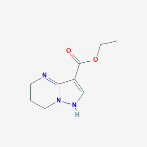 molecular formula C9H13N3O2 B185722 Ethyl 4,5,6,7-tetrahydropyrazolo[1,5-a]pyrimidine-3-carboxylate CAS No. 115931-38-9
