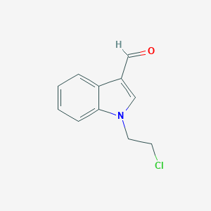 molecular formula C11H10ClNO B185736 1-(2-Chloroethyl)indole-3-carbaldehyde CAS No. 134785-54-9