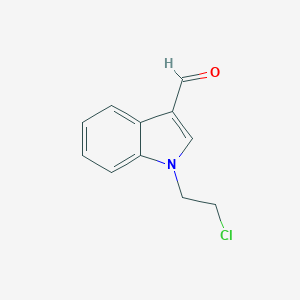 1-(2-Chloroethyl)-1H-indole-3-carbaldehyde