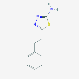 molecular formula C10H11N3S B185737 5-(2-Phenylethyl)-1,3,4-thiadiazol-2-amine CAS No. 39181-40-3