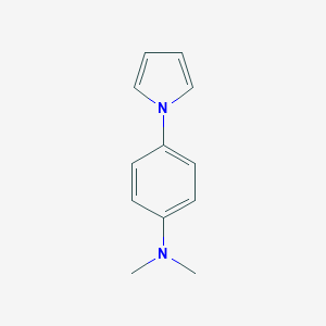 molecular formula C12H14N2 B185754 N,N-Dimethyl-4-(1H-pyrrol-1-yl)aniline CAS No. 5044-40-6