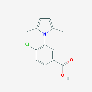 4-chloro-3-(2,5-dimethyl-1H-pyrrol-1-yl)benzoic acid