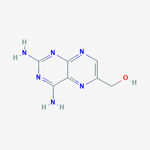 molecular formula C7H8N6O B018576 (2,4-Diaminopteridin-6-yl)methanol CAS No. 945-24-4