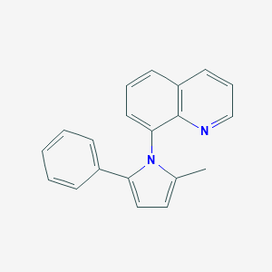 8-(2-methyl-5-phenyl-1H-pyrrol-1-yl)quinoline