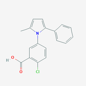 2-chloro-5-(2-methyl-5-phenyl-1H-pyrrol-1-yl)benzoic acid