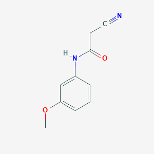 2-cyano-N-(3-methoxyphenyl)acetamide