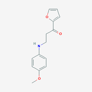 1-(2-Furyl)-3-(4-methoxyanilino)-1-propanone