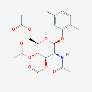 molecular formula C22H29NO9 B185775 Phenylethyl 2-acetamido-3,4,6-tri-O-acetyl-2-deoxy-b-D-glucopyranoside CAS No. 197574-92-8