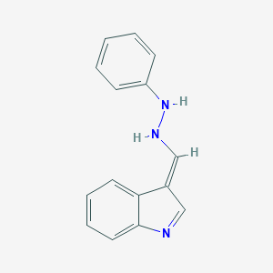 molecular formula C15H13N3 B185776 Indole-3-carboxaldehyde phenylhydrazone CAS No. 16578-92-0