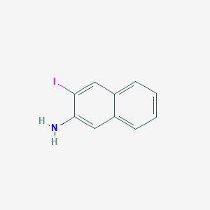 molecular formula C10H8IN B185777 2-氨基-3-碘萘 CAS No. 116632-14-5