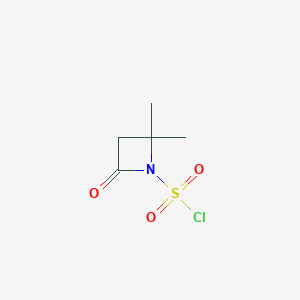 2,2-Dimethyl-4-oxoazetidine-1-sulfonyl chloride