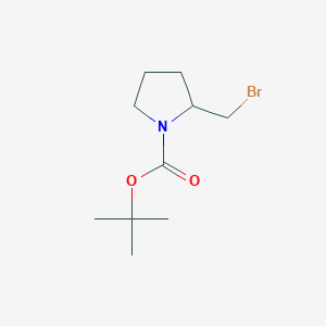 molecular formula C10H18BrNO2 B185782 Tert-butyl 2-(bromomethyl)pyrrolidine-1-carboxylate CAS No. 181258-46-8