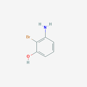 molecular formula C6H6BrNO B185791 3-氨基-2-溴苯酚 CAS No. 100367-36-0