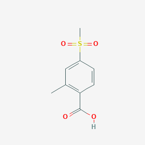 molecular formula C9H10O4S B185796 2-甲基-4-(甲磺酰基)苯甲酸 CAS No. 118939-09-6