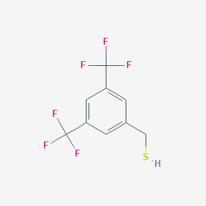 molecular formula C9H6F6S B185801 3,5-Bis(trifluoromethyl)benzyl mercaptan CAS No. 158144-84-4