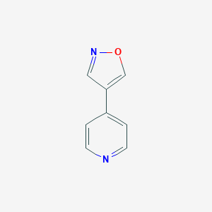 molecular formula C8H6N2O B185804 4-Pyridin-4-yl-1,2-oxazole CAS No. 197251-70-0