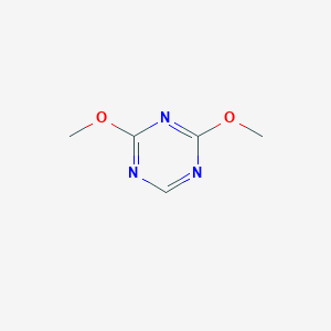molecular formula C5H7N3O2 B185806 2,4-Dimethoxy-1,3,5-triazine CAS No. 1898-72-2