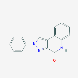 molecular formula C16H11N3O B185822 2-phenyl-2,5-dihydro-4H-pyrazolo[3,4-c]quinolin-4-one CAS No. 109740-09-2