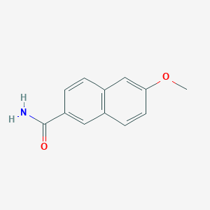 molecular formula C12H11NO2 B185823 6-Methoxynaphthalene-2-carboxamide CAS No. 111359-68-3