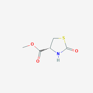 molecular formula C5H7NO3S B185824 (R)-Methyl 2-oxothiazolidine-4-carboxylate CAS No. 127761-77-7