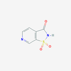 molecular formula C6H4N2O3S B185826 Isothiazolo[5,4-c]pyridin-3(2H)-one 1,1-dioxide CAS No. 142141-07-9