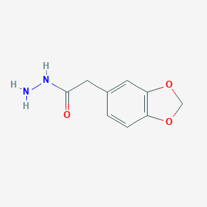 molecular formula C9H10N2O3 B185835 2-(2H-1,3-Benzodioxol-5-yl)acetohydrazide CAS No. 14731-88-5