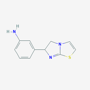 molecular formula C21H28N2O5 B185844 Isopropyl 4-(3-Aminophenyl)-1,4-dihydro-5-(2-methoxyethoxycarbonyl)-2,6-dimethylpyridine-3-carboxylate CAS No. 155861-24-8