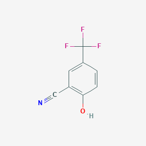 molecular formula C8H4F3NO B185852 2-Hydroxy-5-trifluoromethylbenzonitrile CAS No. 142167-36-0