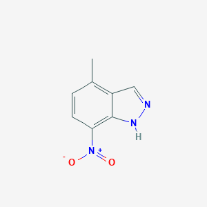 molecular formula C8H7N3O2 B185859 4-Methyl-7-nitro-1H-indazole CAS No. 104103-06-2