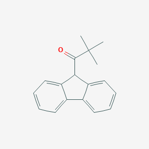 molecular formula C18H18O B185863 1-(9H-fluoren-9-yl)-2,2-dimethylpropan-1-one CAS No. 134886-88-7
