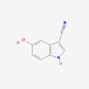 molecular formula C9H6N2O B185872 5-hydroxy-1H-indole-3-carbonitrile CAS No. 197512-21-3