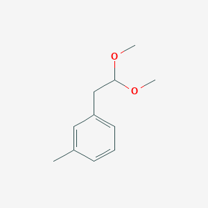 molecular formula C11H16O2 B185874 1-(2,2-Dimethoxyethyl)-3-methylbenzene CAS No. 134769-80-5