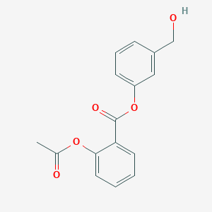 2-(Acetyloxy)benzoic acid 3-(hydroxymethyl)phenyl ester