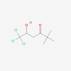 6,6,6-Trichloro-5-hydroxy-2,2-dimethylhexan-3-one