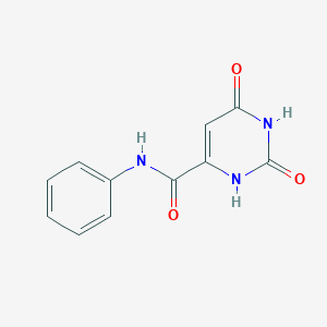 molecular formula C11H9N3O3 B185899 2,4-dioxo-N-phenyl-1H-pyrimidine-6-carboxamide CAS No. 13156-32-6