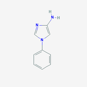 molecular formula C9H9N3 B185903 1-phenyl-1H-imidazol-4-amine CAS No. 158688-63-2