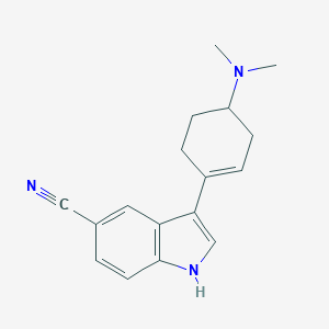 molecular formula C17H19N3 B185908 3-(4-(dimethylamino)cyclohex-1-enyl)-1H-indole-5-carbonitrile CAS No. 173906-55-3