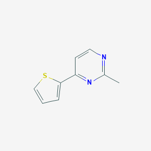 2-Methyl-4-(thiophen-2-yl)pyrimidine