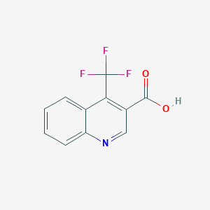 molecular formula C11H6F3NO2 B185914 4-(trifluoromethyl)quinoline-3-carboxylic Acid CAS No. 155495-82-2