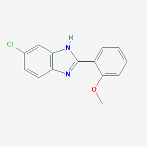 B185945 6-chloro-2-(2-methoxyphenyl)-1H-benzimidazole CAS No. 133688-90-1