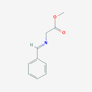molecular formula C10H11NO2 B185949 Methyl 2-(benzylideneamino)acetate CAS No. 138495-05-3