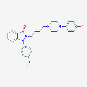 molecular formula C28H31FN4O2 B018595 Idenast CAS No. 108674-88-0