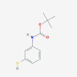molecular formula C11H15NO2S B185950 tert-Butyl (3-mercaptophenyl)carbamate CAS No. 195622-56-1